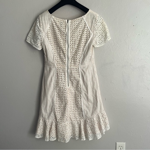Anthropologie HD in Paris Georgia Eyelet Sheath Dress Size 8 - Picture 12 of 15